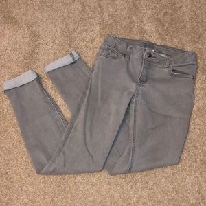 Justice Gray Skinny Jeans